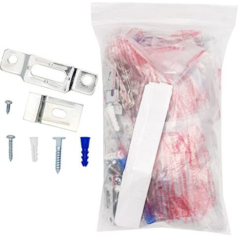 T-Lock Security Hangers Locking Hardware Set For (25) Wood Or Aluminum Picture Frames Plus Free Hardened Wrench Artright