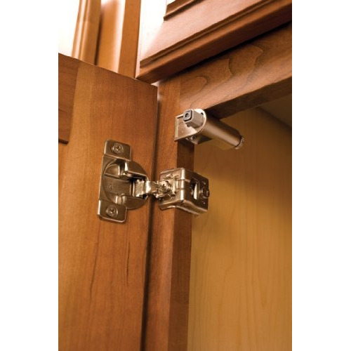 Rok Hardware 10 Pack Soft Close Damper For Cabinet Doors/Compact/Softclose Cabinet Adapter/Polished Nickel/Hardware/Hinge Scd103
