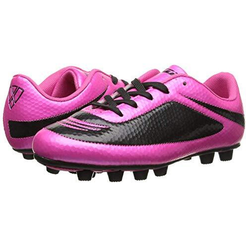 Vizari Infinity Fg Soccer Cleats | Firm Ground Soccer Cleats For Outdoor Surfaces And Fields | Lightweight And Easy To Wear Youth Soccer Cleats| White/Black | Toddler