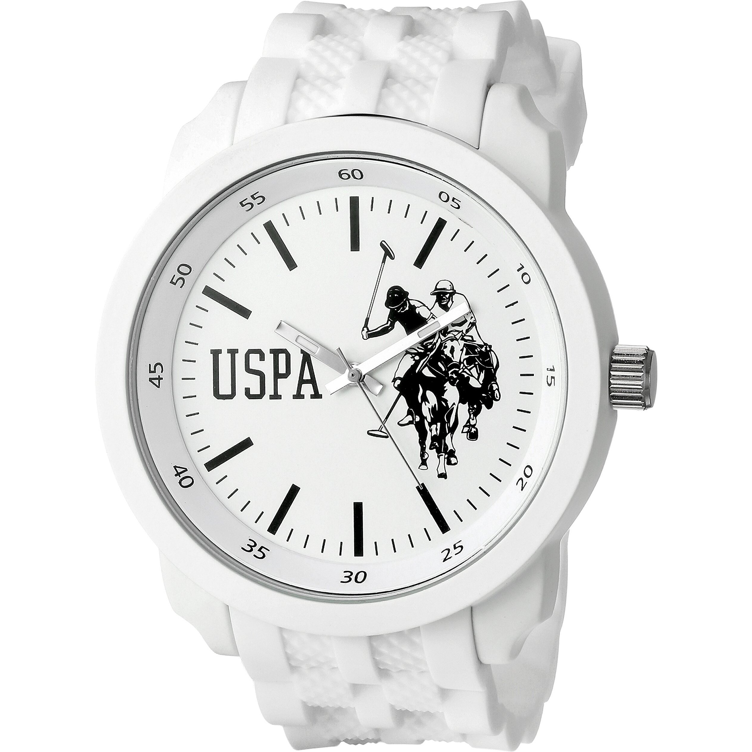 U.S. Polo Assn. Sport Men's Usp9035 Analog Display Analog Quartz White Watch