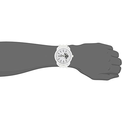 U.S. Polo Assn. Sport Men's Usp9035 Analog Display Analog Quartz White Watch