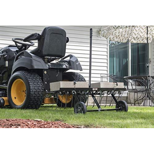 Agri-Fab 45-0295 48-Inch Tine Tow Dethatcher,Black,Medium