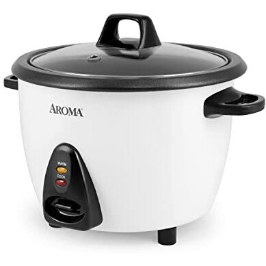 Aroma Housewares Arc-360-Ngp 20-Cup Pot-Style Rice Cooker & Food Steamer, White