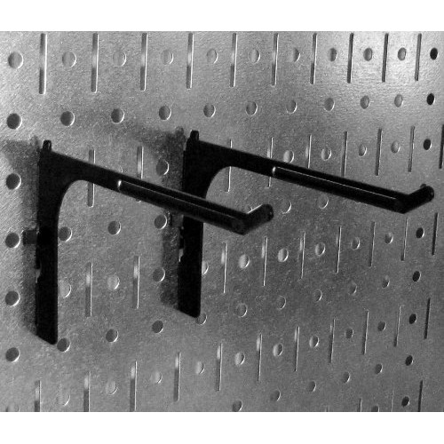 Wall Control Pegboard 32In X 32In Metal Pegboard Organizer Starter Kit Galvanized Tool Board