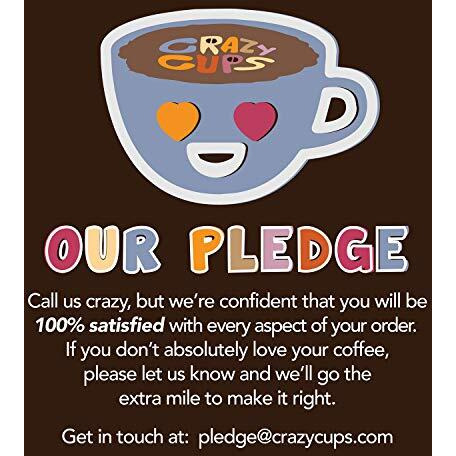 Crazy Cups Flavored Coffee For Keurig K-Cup Machines, Chocolate Coconut Dream, Hot Or Iced Drinks, 22 Single Serve, Recyclable Pods
