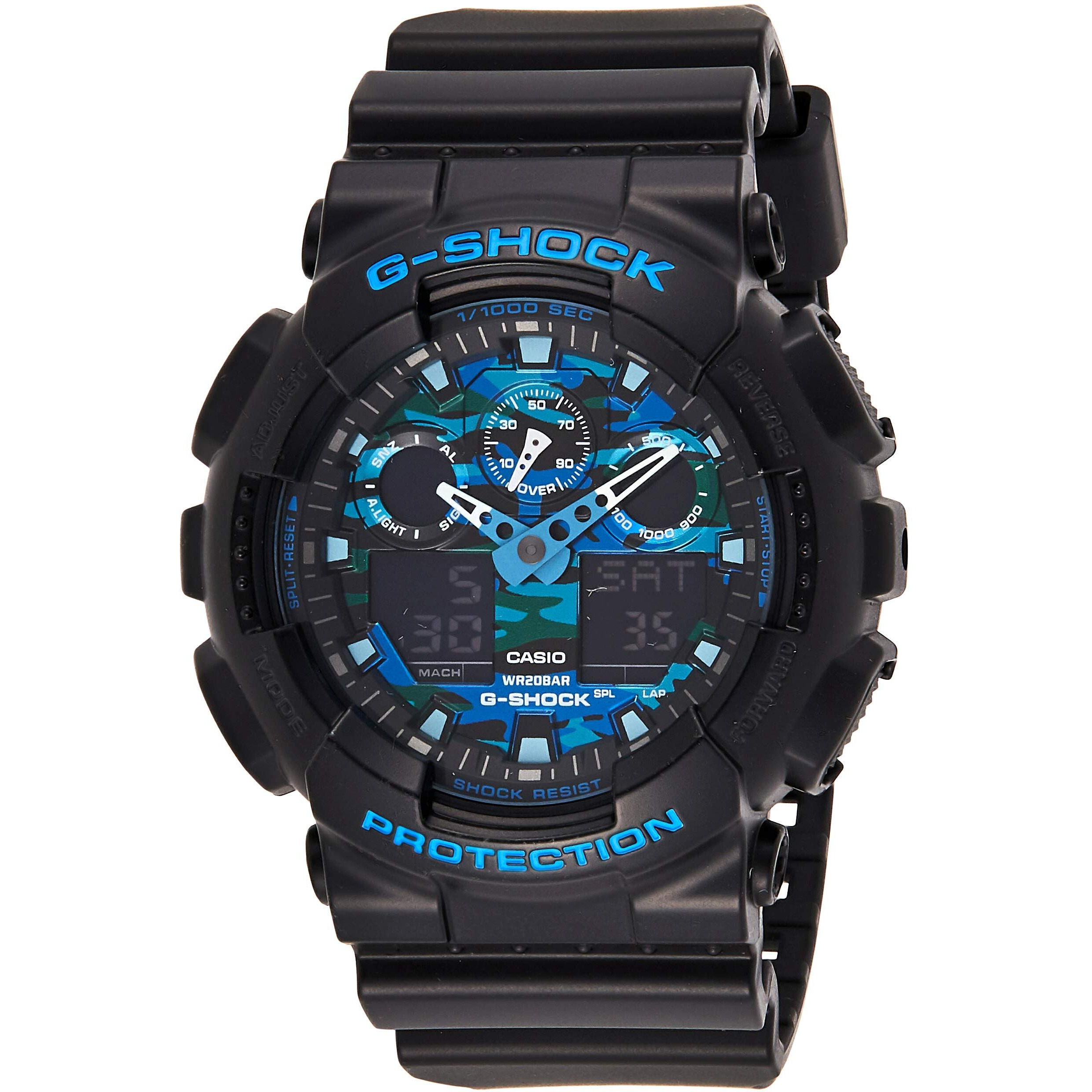 Casio G-Shock Graphic Dial Resin Quartz Men's Watch Ga100Cb-1A