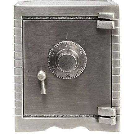 Vault Bank In Brushed Pewter Finish