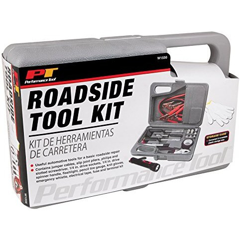 Performance Tool W1556 Commuter Emergency Roadside Safety Tool Kit