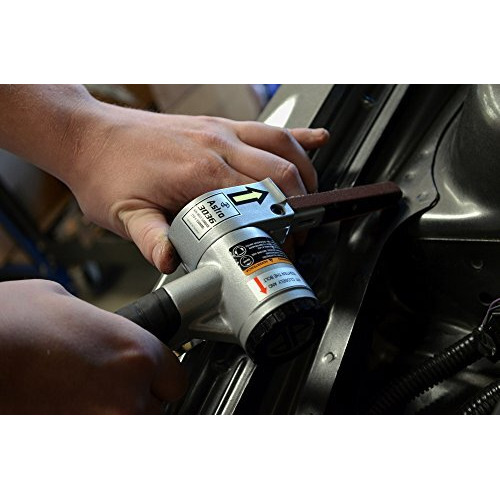 Astro Tools 3036 Air Belt Sander (3/8"" X 13"") With 3Pc Belts (40, 60 & 80)