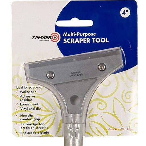 Zinsser Rust-Oleum 98014 4-Inch Long-Handle Scraper Tool