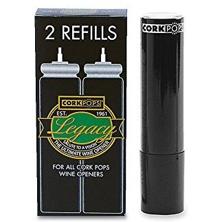 Cork Pops Wine Bottle Opener Refill Cartridge Pack Of 2