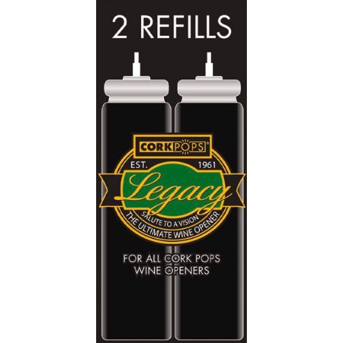 Cork Pops Wine Bottle Opener Refill Cartridge Pack Of 2