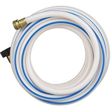 Valterra Aquafresh High Pressure Drinking Water Hose, Water Hose Hookup For Rv - 1/2"" X 25, White