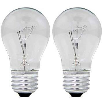 Lava 5032-6 40-Watt Replacement 2-Pack Brand 16.3 And 17 Inch Lamps Light Bulb, 2 Count (Pack Of 1), Clear