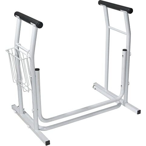 Drive Medical Rtl12079 Handicap Grab Bar For Toilets, White