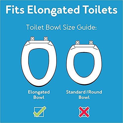 Carex Toilet Seat Riser, Elongated Raised Toilet Seat Adds 3.5 Inches To Toilet Height, For Assistance Bending Or Sitting, 300 Pound Weight Capacity Toilet Riser