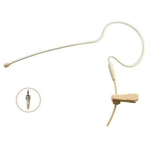 Low Profile Light-Weight Headset Headworn Earhook Microphone Jk Mic-J S90 Compatible With Sennheiser Wireless System