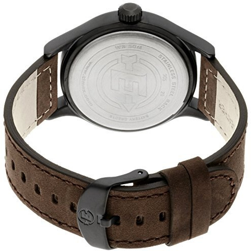 Timex Men's T49963 Expedition Scout Brown Leather Strap Watch