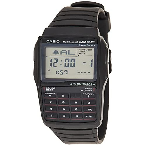 Casio Collection Unisex Watch, Black, Einheitsgr            E, Bracelet