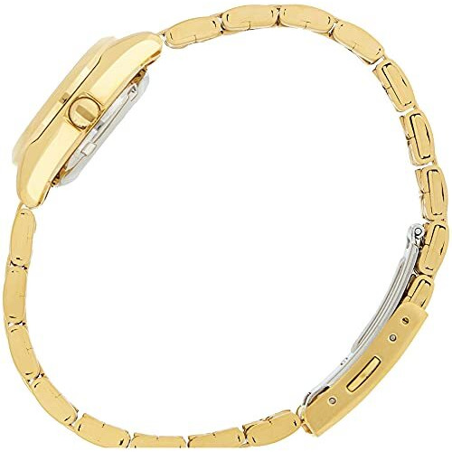 Seiko Women's Syma38K 5 Automatic Gold Dial Gold-Tone Stainless Steel Watch