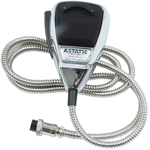 Astatic 636Lc Chrome Noise Canceling 4-Pin Cb Radio Mic