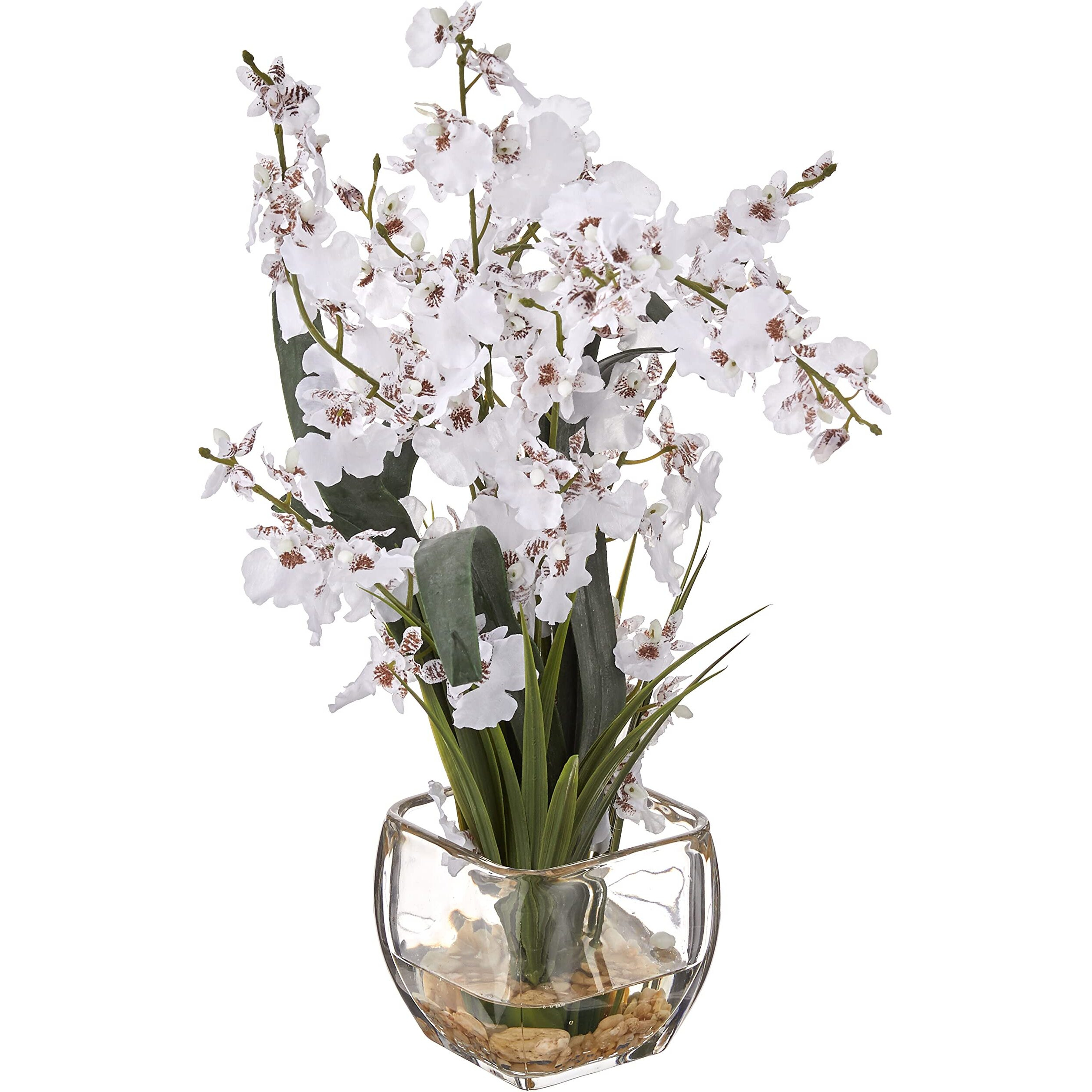 Dancing Lady Orchid Liquid Illusion Silk Flower Arrangement