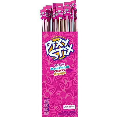 Pixy Stix Candy Filled Fun Straws 0.42 Ounce, Pack Of 85