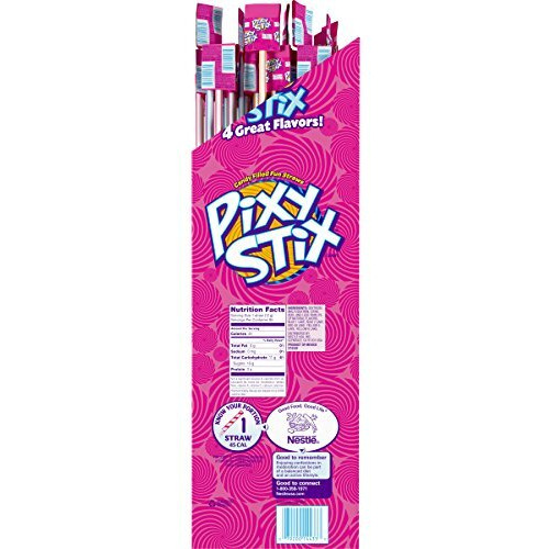Pixy Stix Candy Filled Fun Straws 0.42 Ounce, Pack Of 85