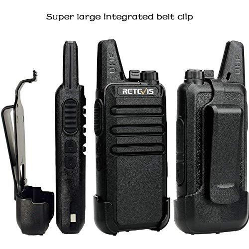 Retevis Rt22 2 Way Radios Walkie Talkies,Rechargeable Long Range Two Way Radio,16 Ch Vox Small Emergency 2 Pin Earpiece Headset,For School Retail Church Restaurant (Packed In Pairs With 5 Boxes)