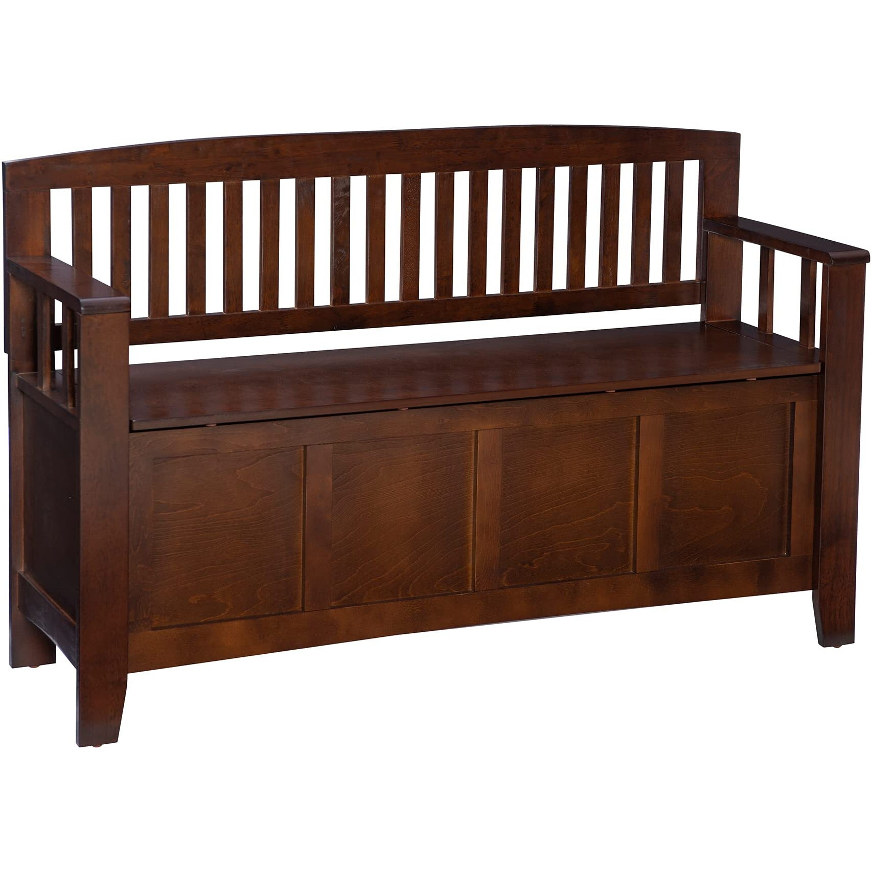 Linon Home Dcor Linon Home Decor Cynthia Storage Bench, 50W X 1725D X 32H, Walnut