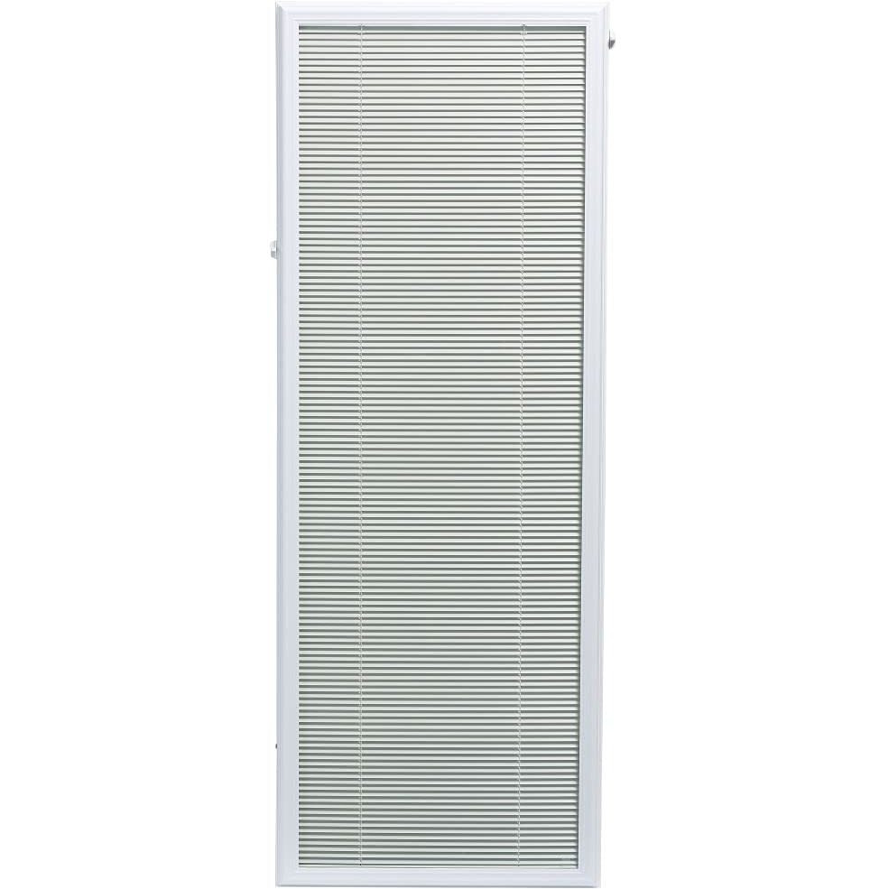 Odl Add On Blinds For Raised Frame Doors - Outer Frame Measurement 24 X 66- Home Improvement - Easy To Install, Use And Maintain - Innovative Window Shades Behind The Tempered Safety Glass Panels