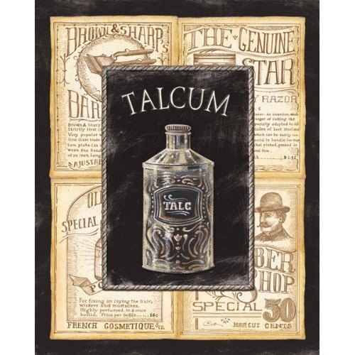 Gango Home D   Cor 4 Vintage Barber Shop Art Prints Shave Scissors 8 X 10