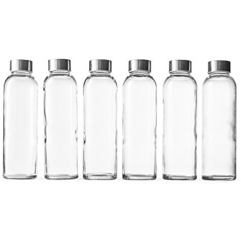 Epica 18-Oz. Glass Beverage Bottles, Set Of 6 (Beverage Glasses)