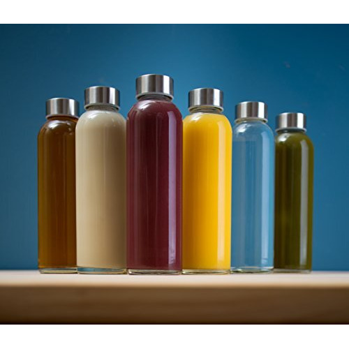 Epica 18-Oz. Glass Beverage Bottles, Set Of 6 (Beverage Glasses)