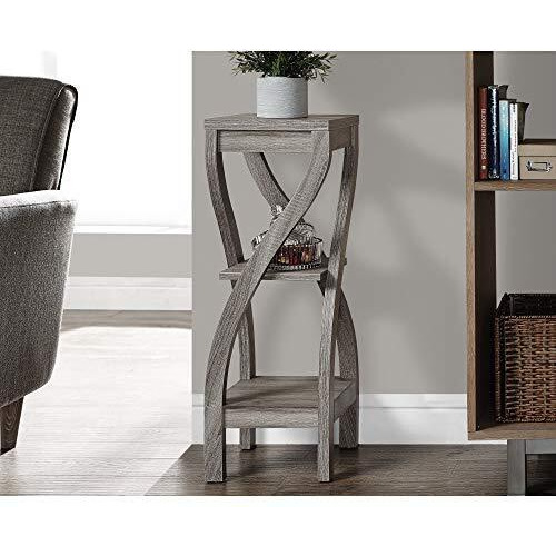 Monarch Specialties Dark Taupe Accent Table, 32""