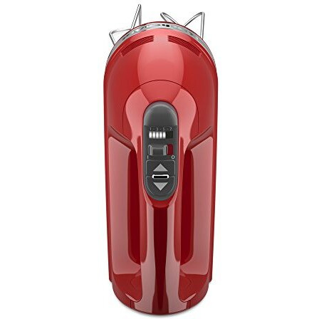 Kitchenaid Khm7210Er 7-Speed Digital Hand Mixer With Turbo Beater Ii Accessories And Pro Whisk - Empire Red