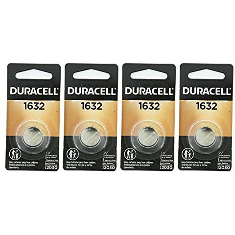 Duracell 1632 Lithium Coin Battery Pack Of 4