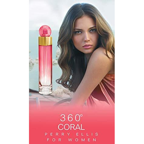 Perry Ellis 360 Coral For Women, 6.8 Fl Oz Edp