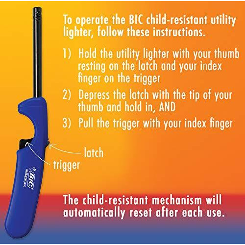 Bic Multipurpose Lighters, 4 Pack