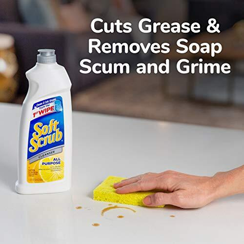 Soft Scrub All Purpose Commercial Surface Cleanser, Lemon, 36 Fluid Ounces