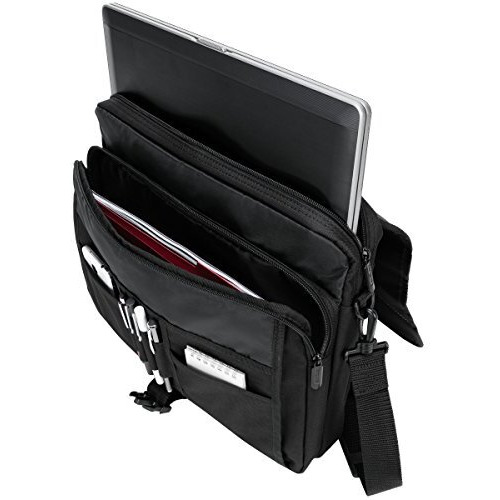 Targus Basic Messenger Case And Bag Designed For 15.6-Inch Laptop, Black (Tcm004Us)