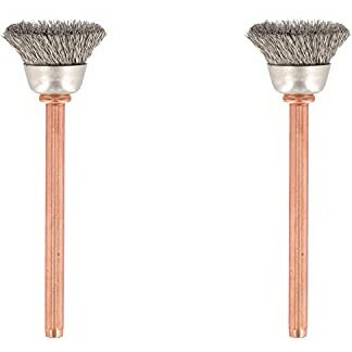 Dremel 531-02 Stainless Steel Brushes (2 Pack), 1/2""