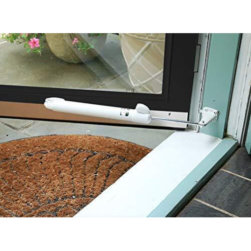 Greenstar Touch 'N Hold Smooth - Dual Door Closer System - Heavy Duty - For (Medium And Heavy Weight) Storm, Screen, & Security Doors - New Doors Or Replacement For Previous Units (White)
