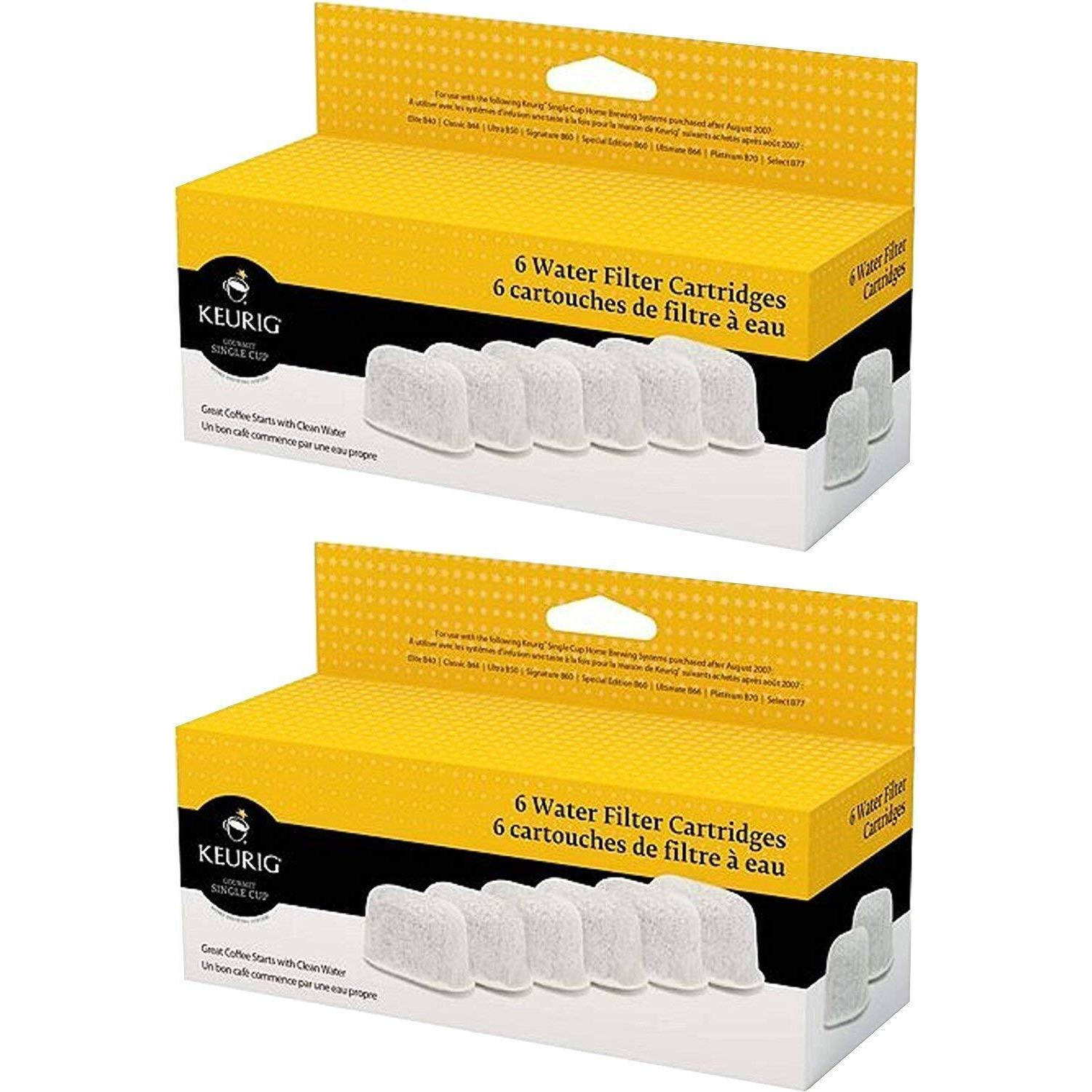 Keurig Six Water Filter Cartridges (12 Filters)