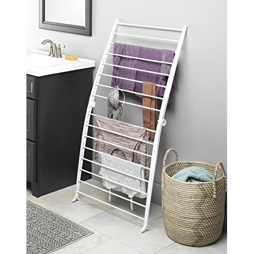 Whitmor Spacemaker Drying Rack, White