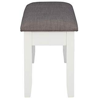 Powell Furniture Jane Storage, Antique White Dining Bench,