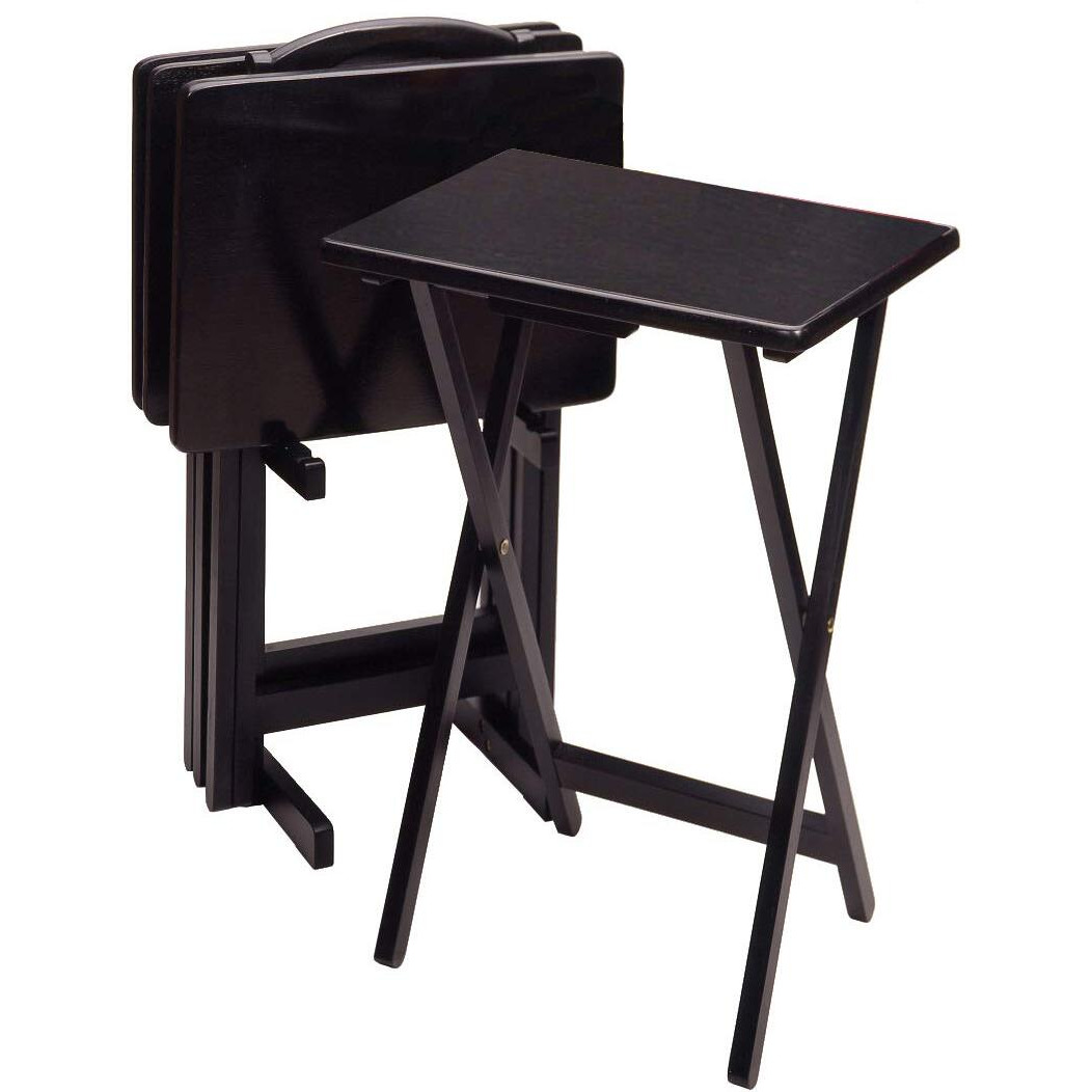 Winsome Alex Tv Tables, Black