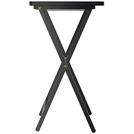 Winsome Alex Tv Tables, Black