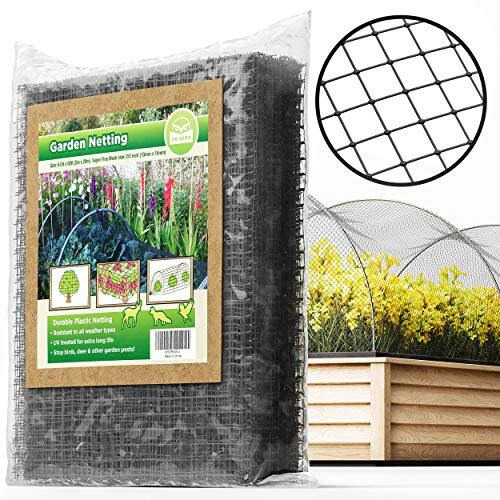 De-Bird Garden Fencing 7.5 X 65 Ft, Strong Mesh Bird Netting For Garden Protection, Garden Netting Pest Barrier, Easy To Install Plant Netting Mesh