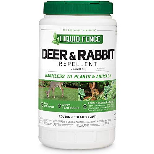Liquid Fence 80266 Hg-70266 Hg-80266 Deer And Rabbit Repellent Granules, 2-Pound, 2 Lbs, White